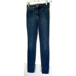 L'Agence Women's Marguerite Skinny High Rise Blue Jean Size 25